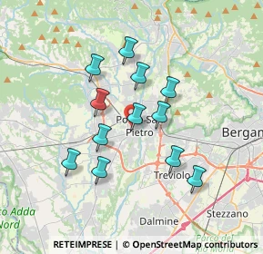 Mappa Via San Gregorio Barbarigo, 24036 Ponte San Pietro BG, Italia (2.99583)