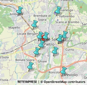 Mappa Via San Gregorio Barbarigo, 24036 Ponte San Pietro BG, Italia (1.70923)