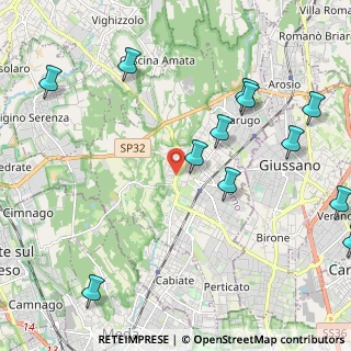 Mappa Via Virgilio, 22066 Mariano Comense CO, Italia (2.68167)