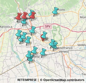 Mappa SS 245, 31037 Loria TV, Italia (7.44556)