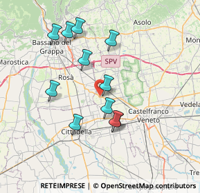 Mappa SS 245, 31037 Loria TV, Italia (6.68727)