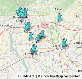 Mappa SS 245, 31037 Loria TV, Italia (7.70733)