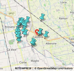 Mappa SS 245, 31037 Loria TV, Italia (1.6175)