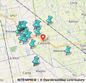 Mappa SS 245, 31037 Loria TV, Italia (1.933)