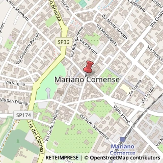 Mappa Piazza roma 33, 22066 Mariano Comense, Como (Lombardia)