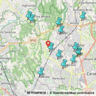 Mappa Piazzale del Curto, 22066 Mariano Comense CO, Italia (2.31462)
