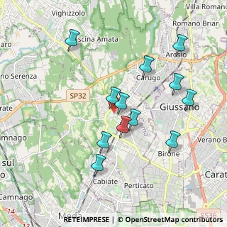 Mappa Piazzale del Curto, 22066 Mariano Comense CO, Italia (1.81083)