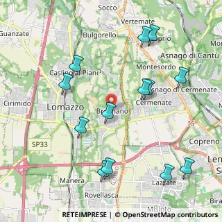 Mappa 22070 Bregnano CO, Italia (2.29308)