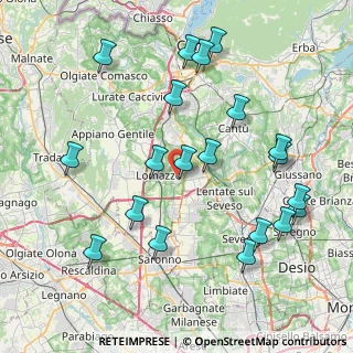 Mappa 22070 Bregnano CO, Italia (8.913)