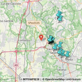 Mappa Via Eugenio Montale, 22072 Cermenate CO, Italia (3.59)