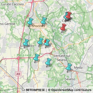 Mappa Via Eugenio Montale, 22072 Cermenate CO, Italia (4.25923)