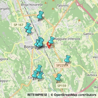 Mappa Via Donizetti, 28021 Borgomanero NO, Italia (1.9026666666667)