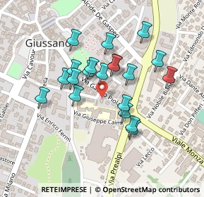 Mappa Via Gabrio Piola, 20833 Giussano MB, Italia (0.187)
