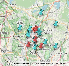 Mappa Via Gabrio Piola, 20833 Giussano MB, Italia (5.8)