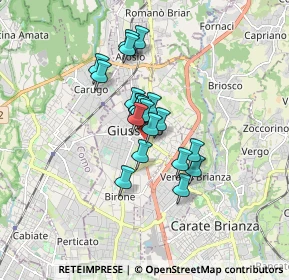 Mappa Via Gabrio Piola, 20833 Giussano MB, Italia (1.1415)