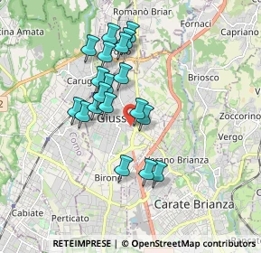 Mappa Via Gabrio Piola, 20833 Giussano MB, Italia (1.51)
