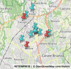 Mappa Via Gabrio Piola, 20833 Giussano MB, Italia (1.235)
