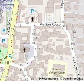 Mappa Via San Rocco, 21044 Cavaria con Premezzo VA, Italia (0.08077)