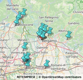 Mappa Strada Statale Briantea, 24030 Mozzo BG, Italia (14.12556)