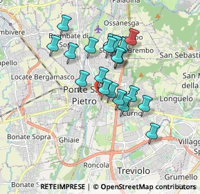 Mappa Strada Statale Briantea, 24030 Mozzo BG, Italia (1.4275)