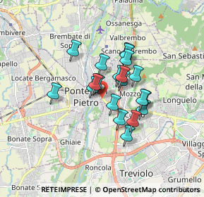 Mappa Strada Statale Briantea, 24030 Mozzo BG, Italia (1.193)