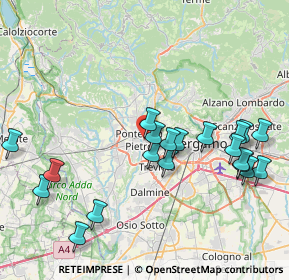 Mappa Strada Statale Briantea, 24030 Mozzo BG, Italia (8.743)