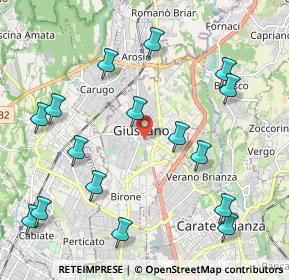Mappa Via Aliprandi, 20833 Giussano MB, Italia (2.4275)