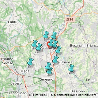 Mappa Via Aliprandi, 20833 Giussano MB, Italia (2.75)