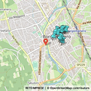 Mappa Via Giacomo Matteotti, 28021 Borgomanero NO, Italia (0.36583)