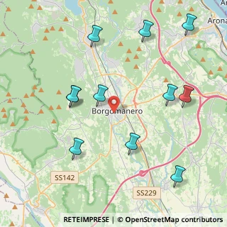 Mappa Via Giacomo Matteotti, 28021 Borgomanero NO, Italia (4.66909)