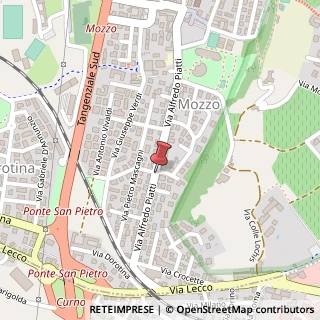 Mappa Via a. piatti 22, 24030 Mozzo, Bergamo (Lombardia)