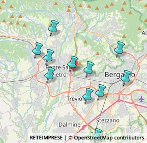 Mappa Via Alfredo Piatti, 24030 Mozzo BG, Italia (3.84727)