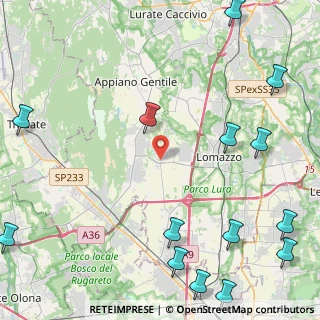 Mappa Via Trieste, 22070 Fenegrò CO, Italia (6.61929)