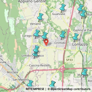 Mappa Via Trieste, 22070 Fenegrò CO, Italia (2.85071)