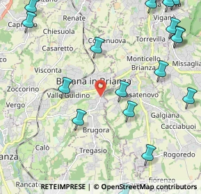 Mappa Via Giacomo Puccini, 20842 Besana In Brianza MB, Italia (3.1025)