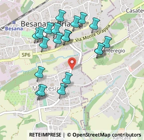 Mappa Via Giacomo Puccini, 20842 Besana In Brianza MB, Italia (0.479)
