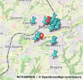 Mappa Via Enrico Fermi, 20842 Besana In Brianza MB, Italia (0.7095)