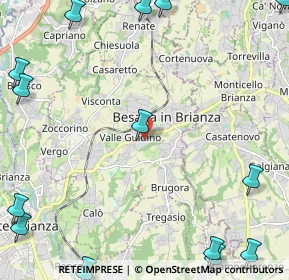 Mappa Via Enrico Fermi, 20842 Besana In Brianza MB, Italia (3.61286)