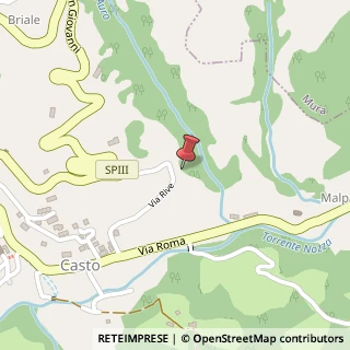 Mappa Via Rive, 5, 25070 Casto, Brescia (Lombardia)