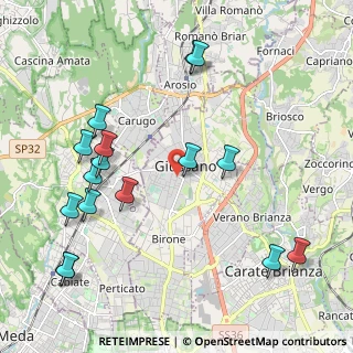 Mappa Piazza della Repubblica, 20833 Giussano MB, Italia (2.40813)