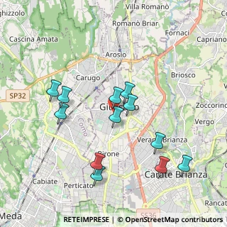 Mappa Piazza della Repubblica, 20833 Giussano MB, Italia (1.855)
