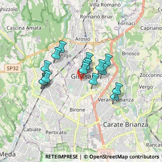 Mappa Piazza della Repubblica, 20833 Giussano MB, Italia (1.3375)