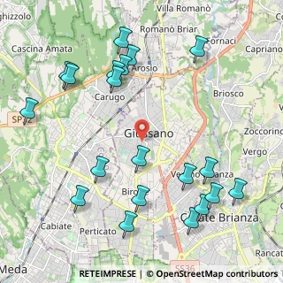 Mappa Piazza della Repubblica, 20833 Giussano MB, Italia (2.4975)