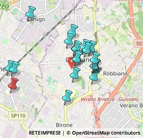 Mappa Piazza della Repubblica, 20833 Giussano MB, Italia (0.7525)