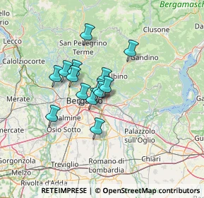 Mappa Via Andrea Fantoni, 24066 Pedrengo BG, Italia (9.25857)