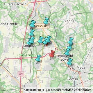 Mappa Via S. Maria IN Vigna, 22072 Cermenate CO, Italia (3.02438)