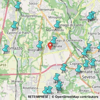 Mappa Via S. Maria IN Vigna, 22072 Cermenate CO, Italia (3.209)