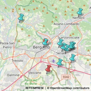 Mappa Via dei Cappuccini, 24121 Bergamo BG, Italia (4.59917)