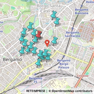 Mappa Via dei Cappuccini, 24121 Bergamo BG, Italia (0.427)