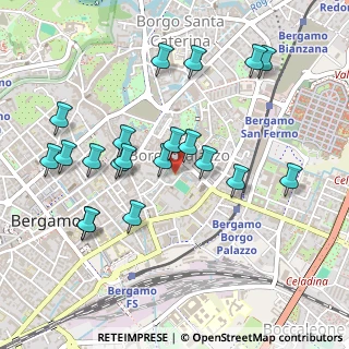 Mappa Via dei Cappuccini, 24121 Bergamo BG, Italia (0.4955)